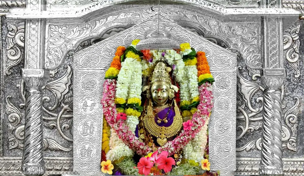 Hindu devotional artwork HIND-220, shown in a lit GRID frame