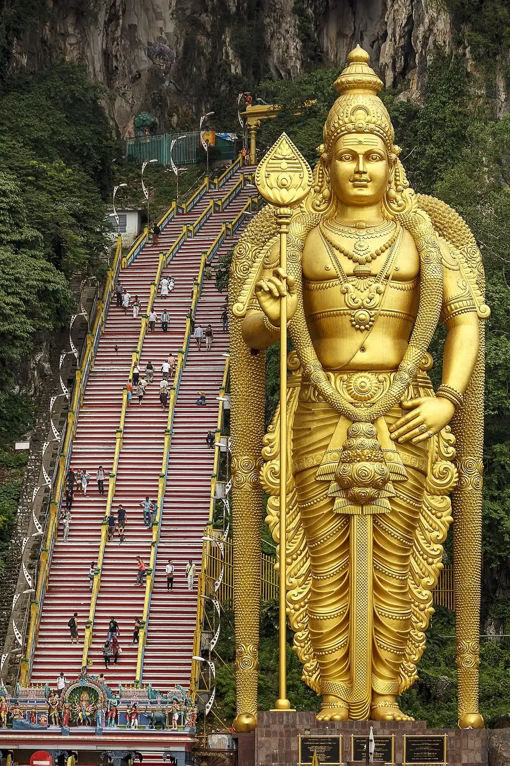 Hindu devotional artwork HIND-221, shown in a lit GRID frame