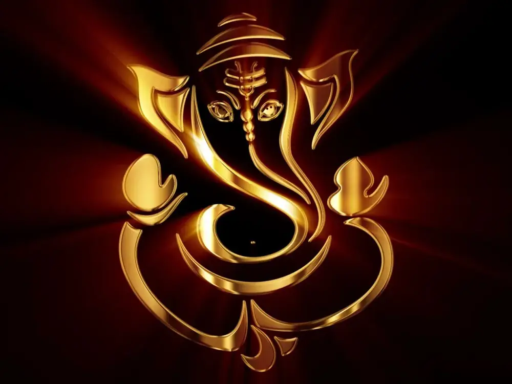 Hindu devotional artwork HIND-36, shown in a lit GRID frame
