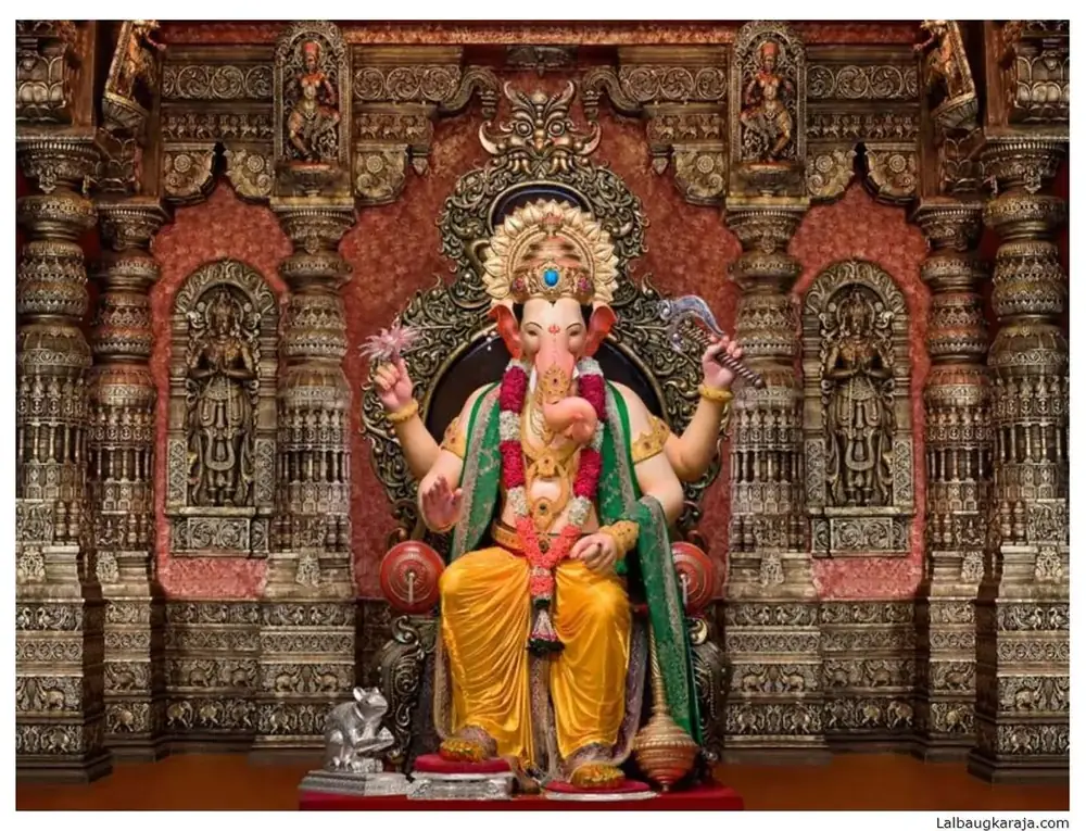 Hindu devotional artwork HIND-41, shown in a lit GRID frame