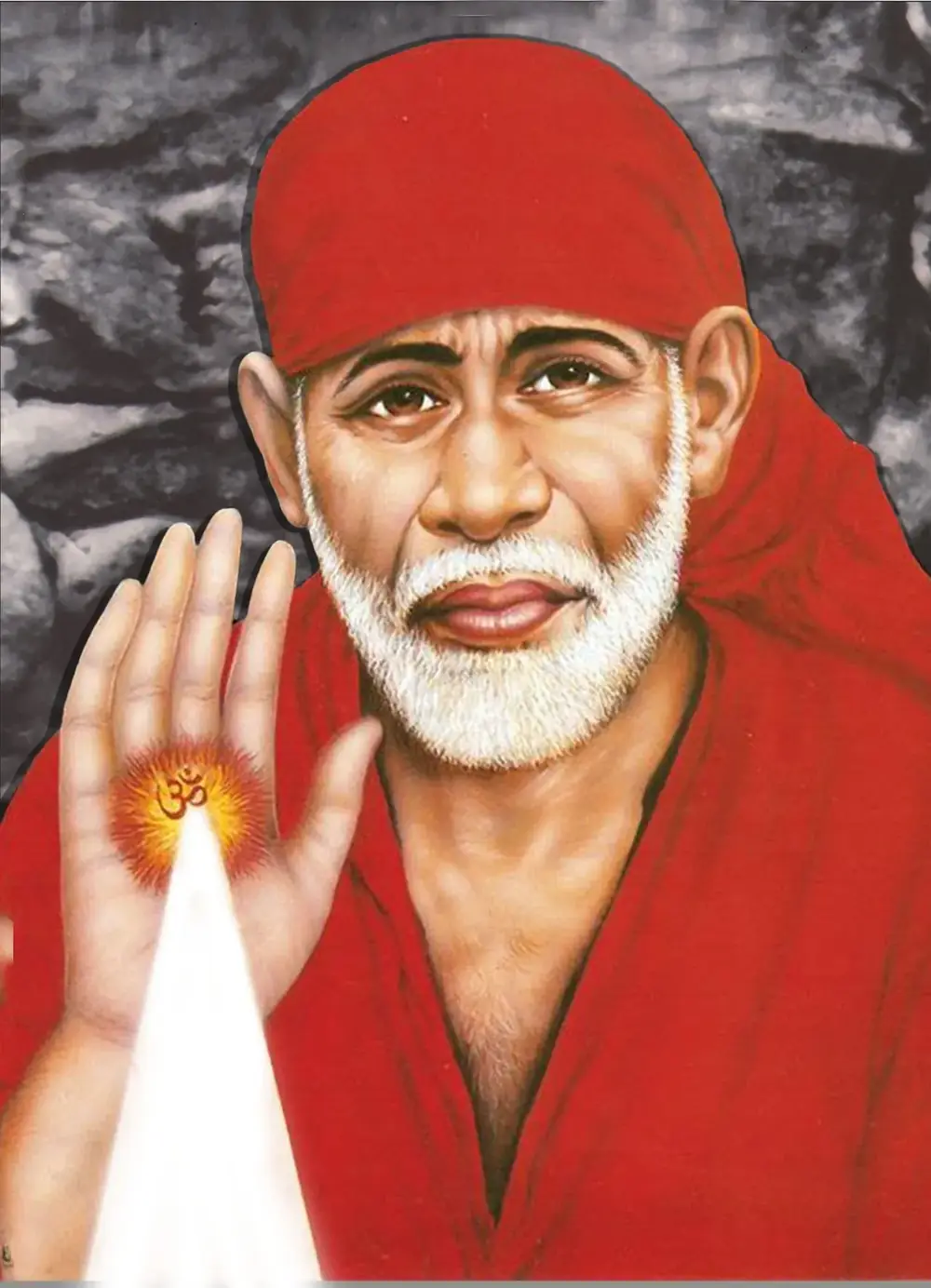 Saints and gurus artwork RELIG-28, shown in a lit GRID frame