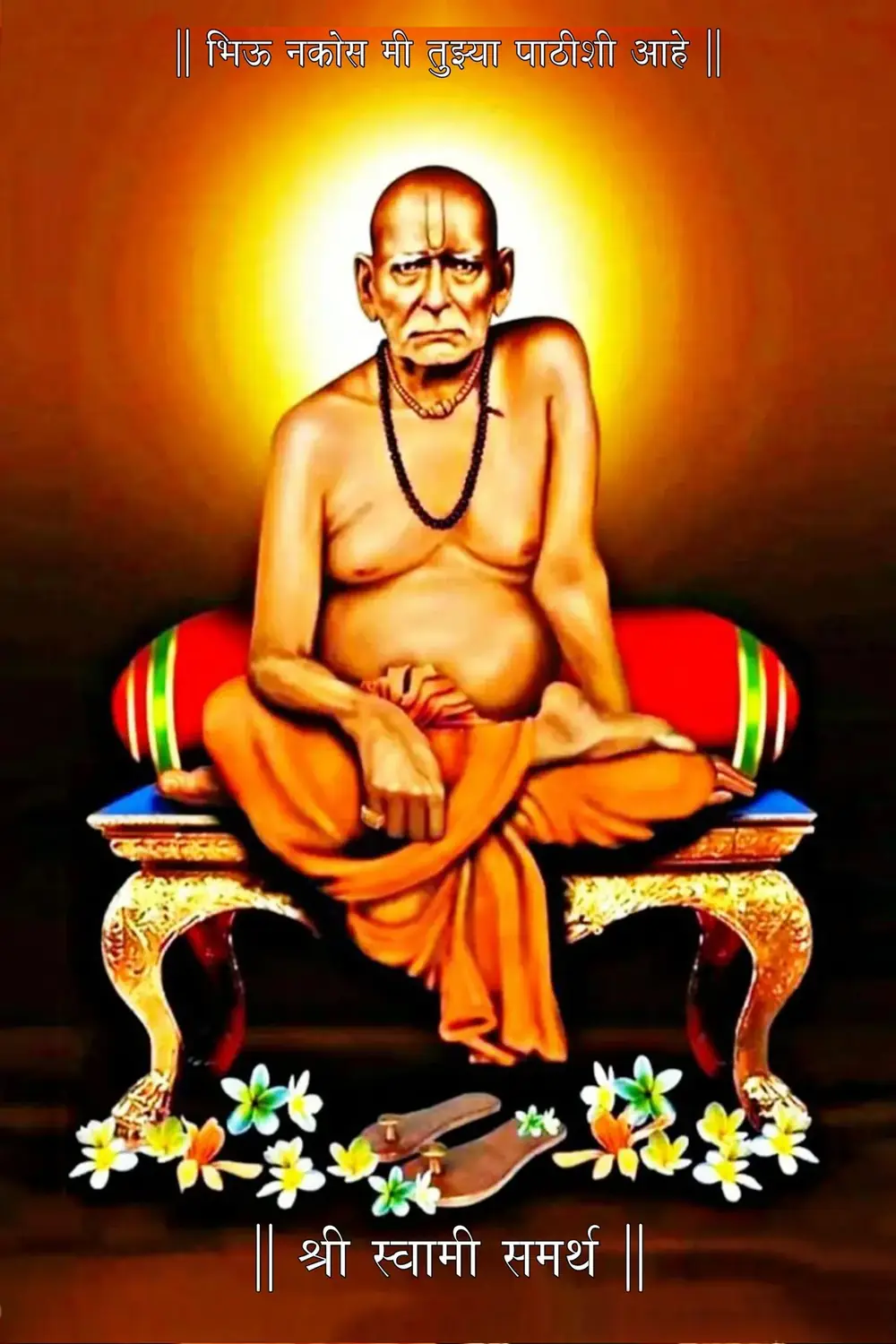 Saints and gurus artwork RELIG-46, shown in a lit GRID frame