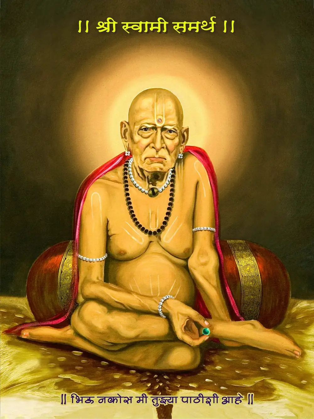 Saints and gurus artwork RELIG-50, shown in a lit GRID frame