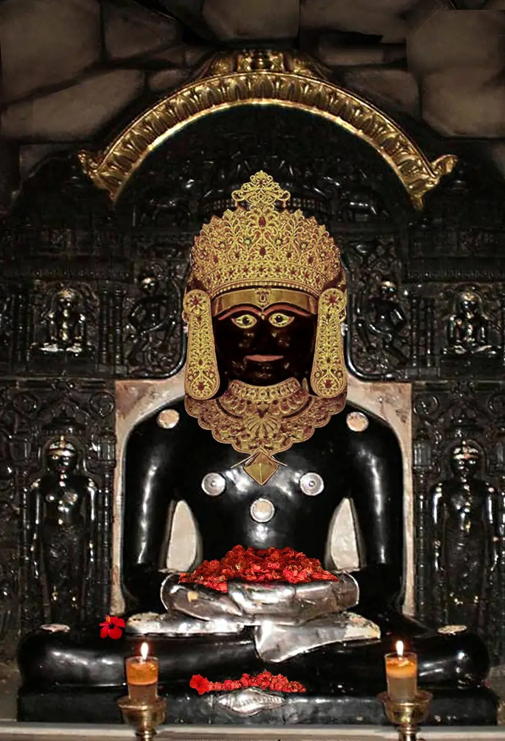 Saints and gurus artwork RELIG-53, shown in a lit GRID frame