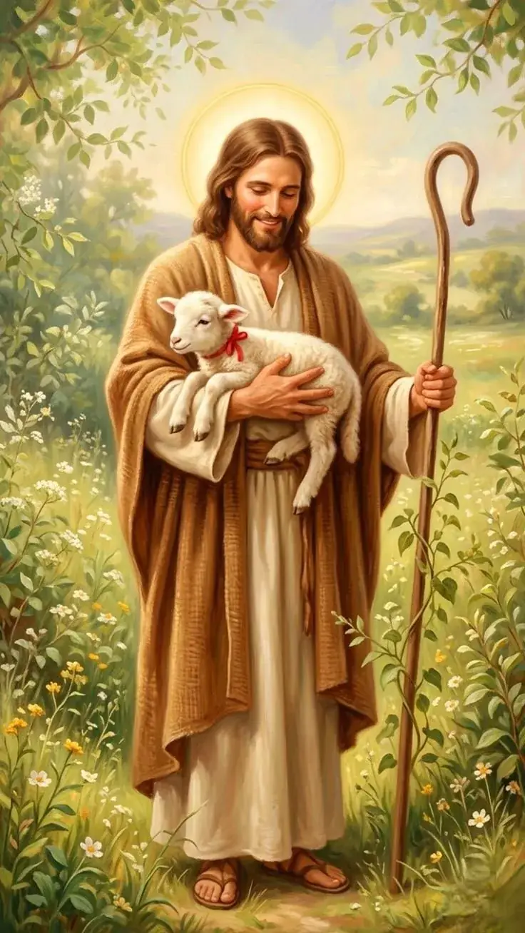 Christian artwork XTIAN-14, shown in a lit GRID frame