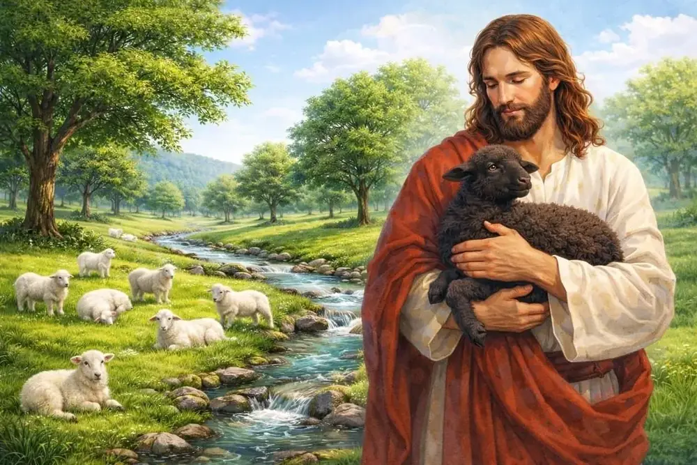 Christian artwork XTIAN-15, shown in a lit GRID frame