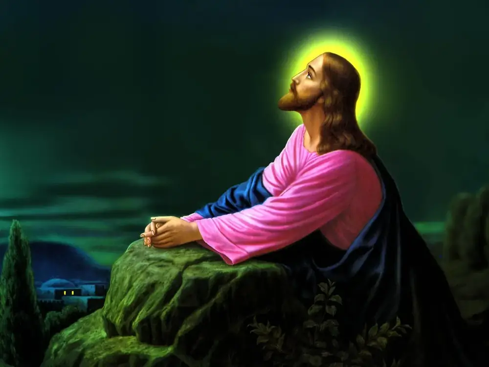 Christian artwork XTIAN-24, shown in a lit GRID frame