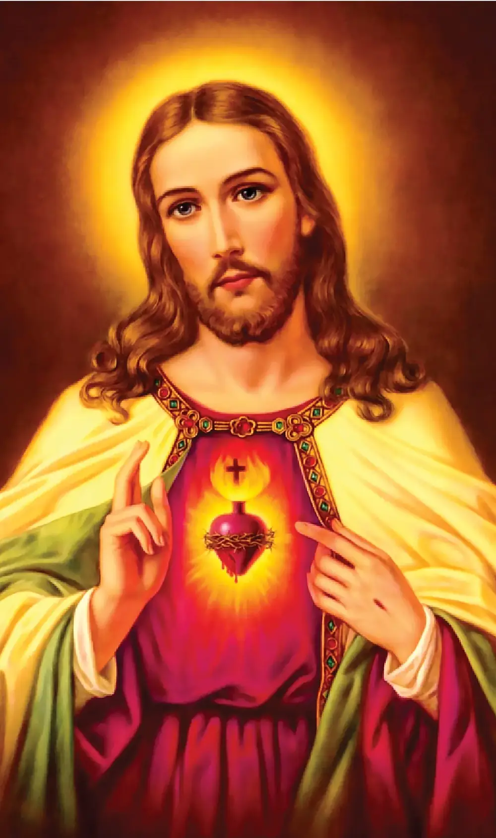 Christian artwork XTIAN-26, shown in a lit GRID frame