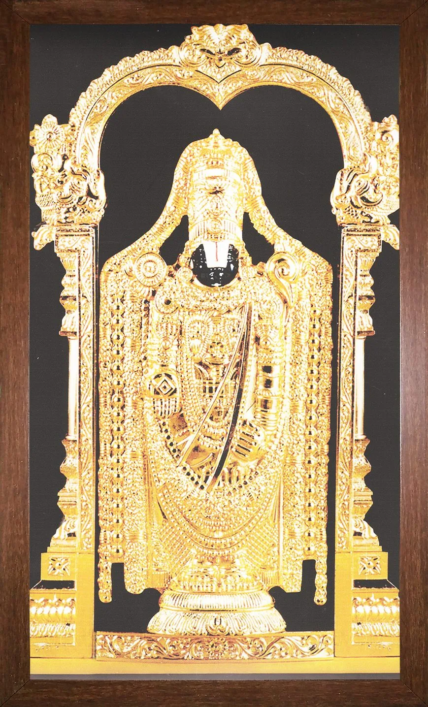 Balaji Black Background, lit